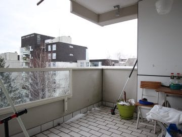 Vermietete, attraktive 3 Zimmerwohnung mit Südbalkon in ruhiger Lage von Ottobrunn - Balkon