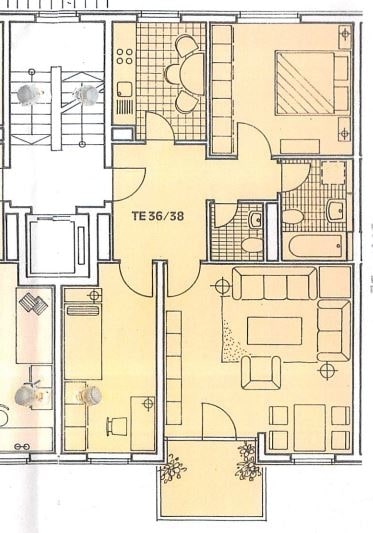Attraktive, helle 3 Zimmerwohnung in ruhiger, zentraler Lage von Höhenkirchen - Grundriss