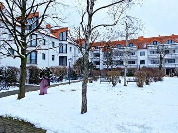 Gemütliches 1 ZKB Apartment mit kleinem Garten in zentraler, ruhiger Lage von Unterhaching - Außenansicht