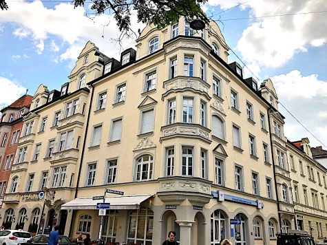Lehel: 3,5 Zimmer Wohnung in denkmalgeschütztem und historischem Jugendstilhaus, 80538 München, Etagenwohnung