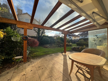 Terrasse - Sehr gepflegtes Reiheneckhaus auf ca. 600qm großem SW-Grundstück in Siegertsbrunn