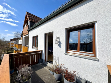 Balkon - Helle 2 ZKB-Wohnung mit Südbalkon in Siegertsbrunn