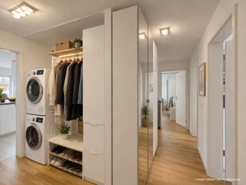 Eingangsdiele - Vermietete , helle 4 ZKB Wohnung mit 2 Balkonen in zentraler Lage von Sauerlach