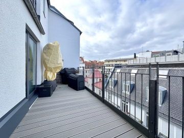 Terrasse 1 - Einzigartige 3 ZKB Wohnung mit zwei Terrassen in der Maxvorstadt
