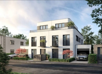 Villenhälfte in klassischer Architektur in bevorzugter Lage in München-Solln - Außenbild_Garage